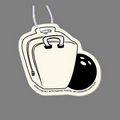 Paper Air Freshener Tag - Bowling Ball & Bag